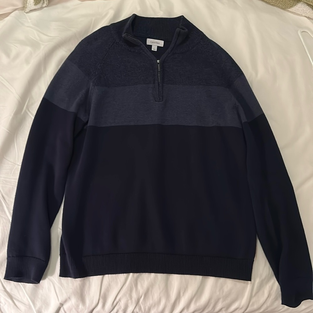 Calvin Klein quarter zip sweater